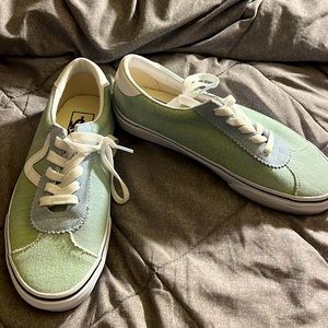 Vans/ Size 7/ light blue and white